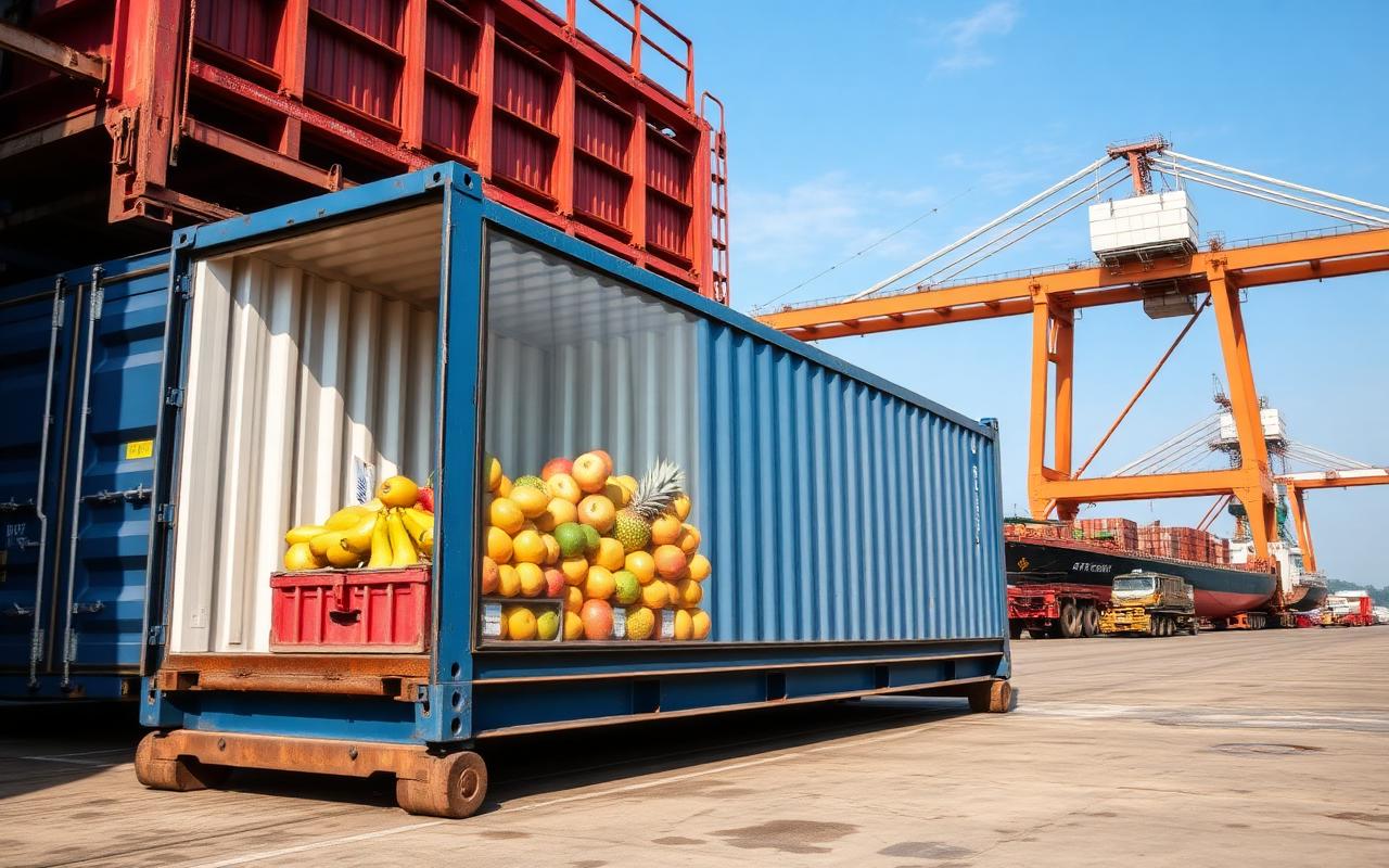 Container loading at Hai Phong port